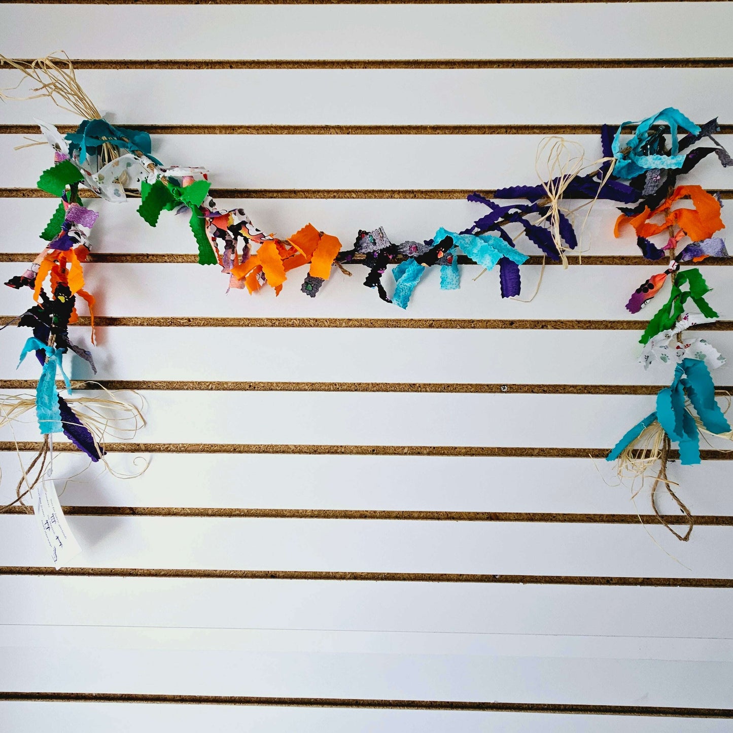 Dog/Orange/Blue/Green Fabric Garland - 4.5ft