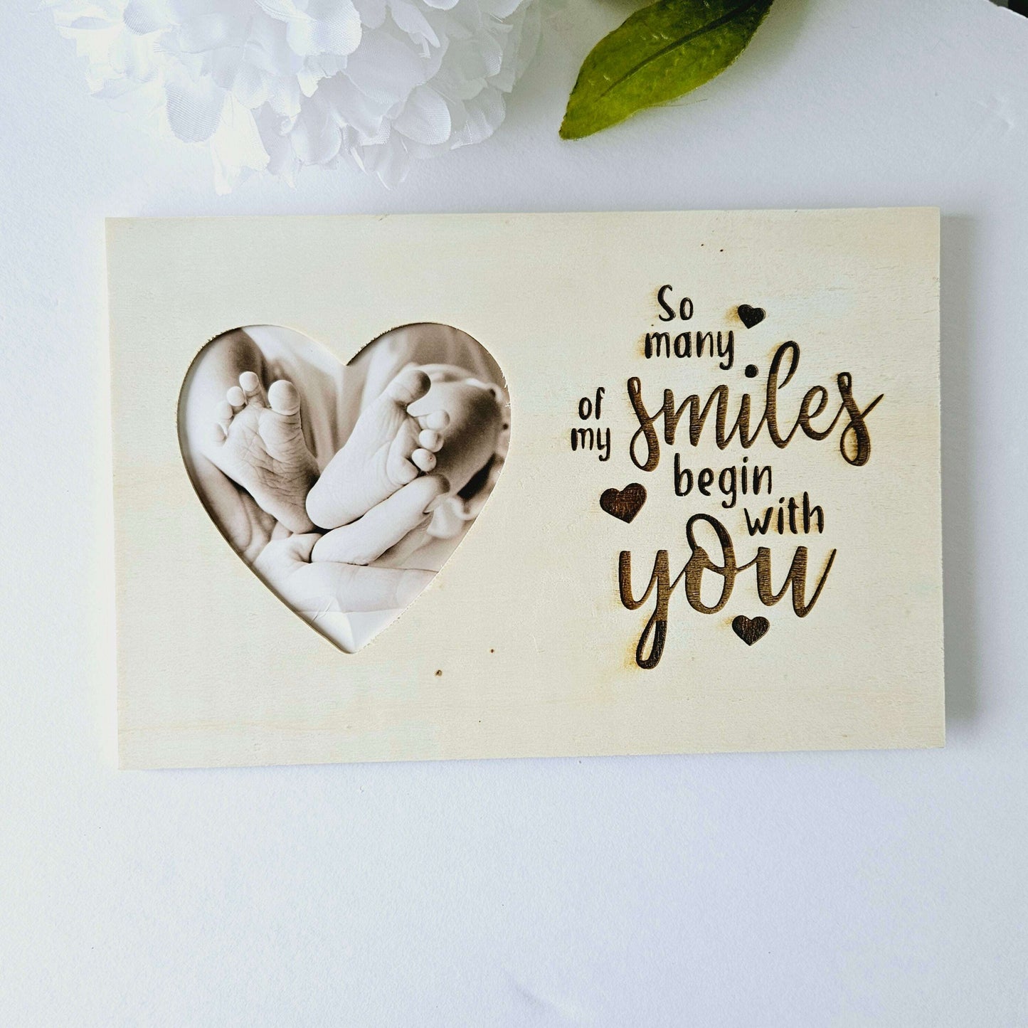 Engraved Photo Holder So Many Smiles