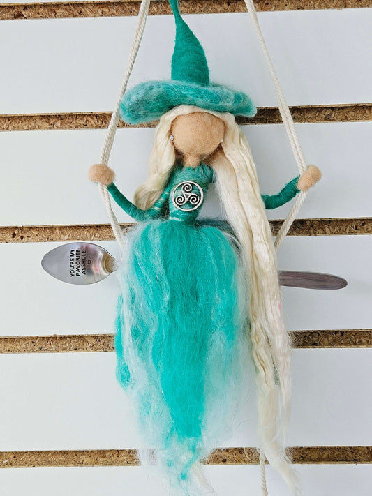 Green Felted Witch, You're My Favorite A**hole