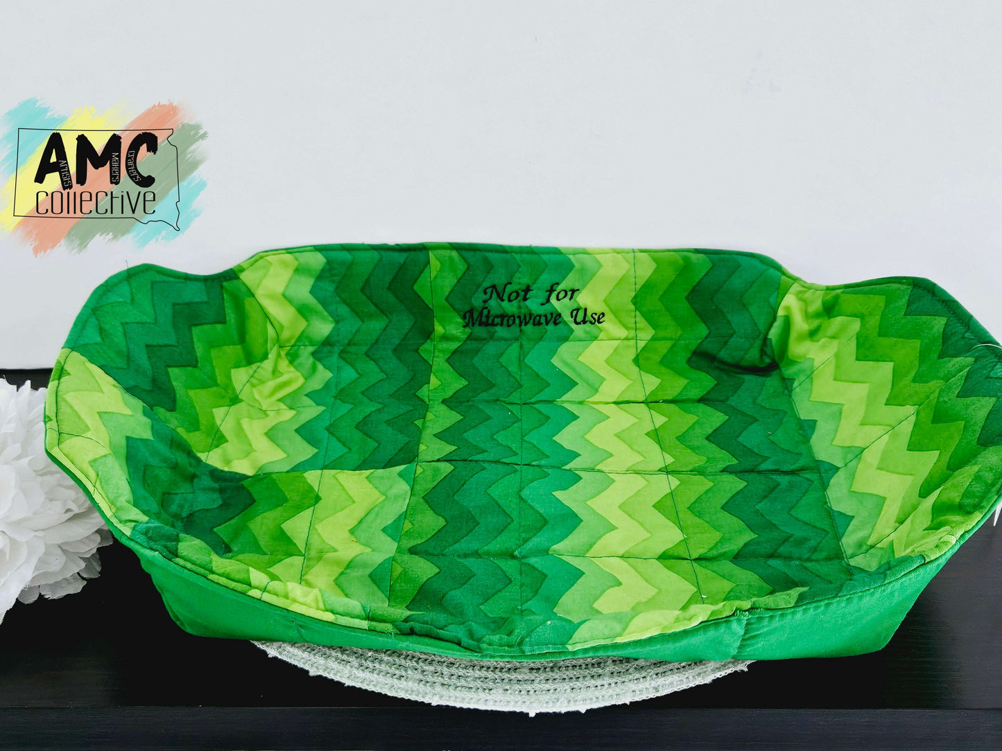 Green ZigZag Pan Cozies