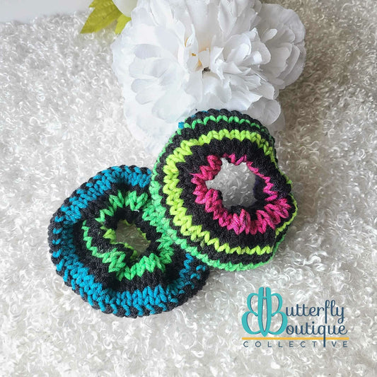 Knitted Scrunchies