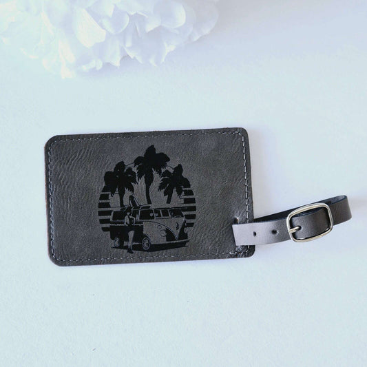 Luggage Tag Grey Van