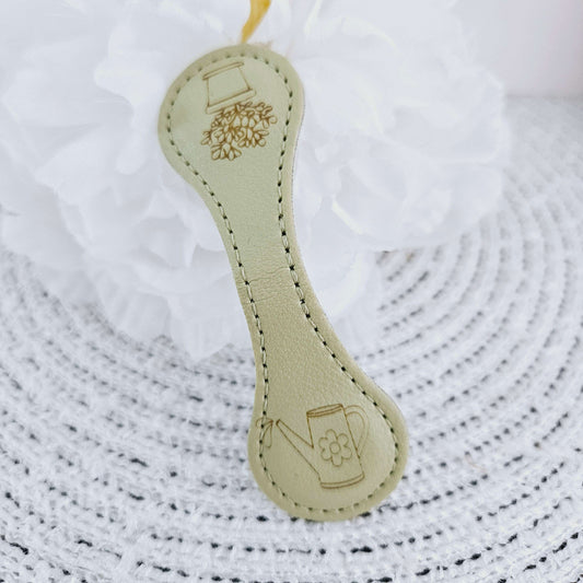 Magnetic Bookmark Lt Green Flower/Pot