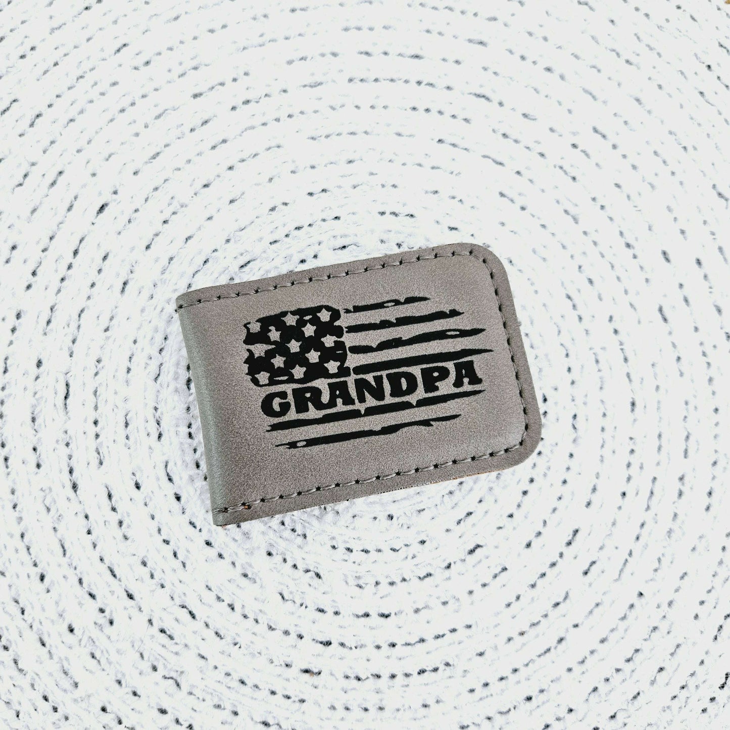 Magnetic Money Clip - Grandpa Flag