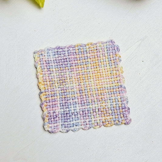 Single Multicolor Coaster Pastel Multi