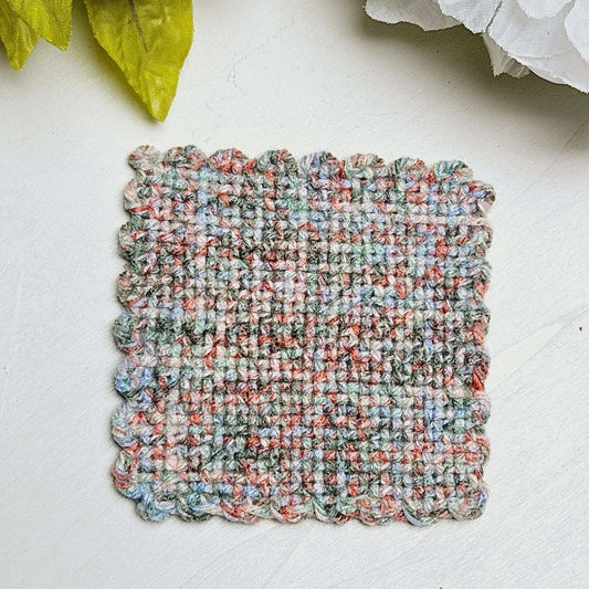 Single Multicolor Coaster Blue/Pink/Green