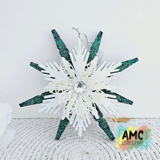 Snowflake Ornament: Wooden