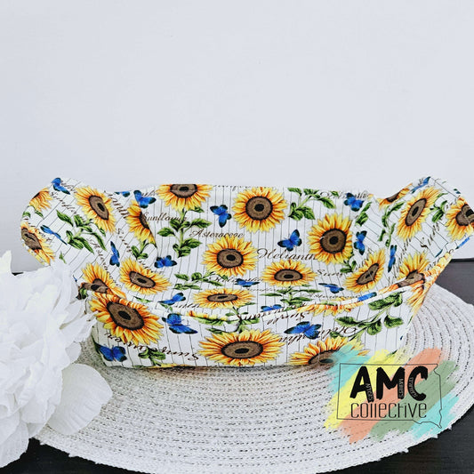 Sunflower and Butterfly Bowl Cozies