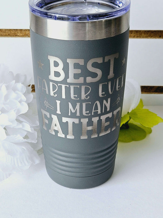 Tapered Tumbler Grey Best Father