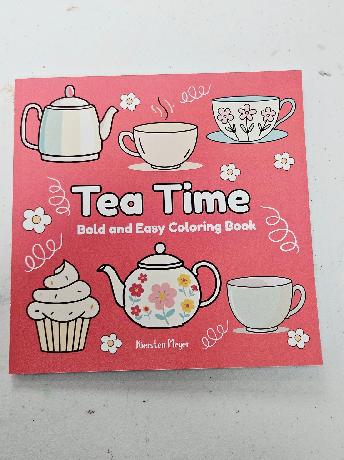 Tea Time Coloring Book