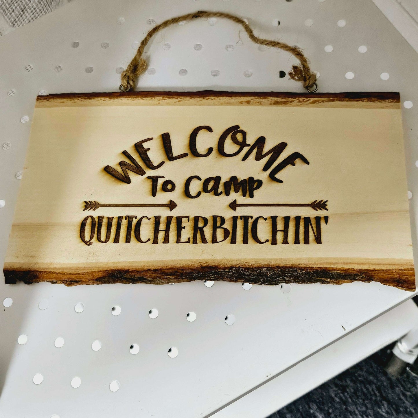 Welcome to Camp... Hanging Sign