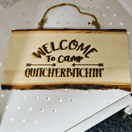 Welcome to Camp... Hanging Sign