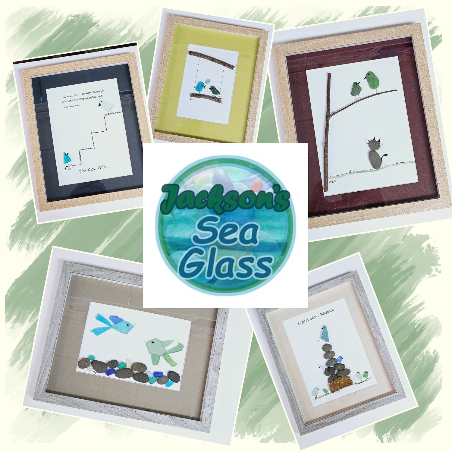 Jackson's Sea Glass Art