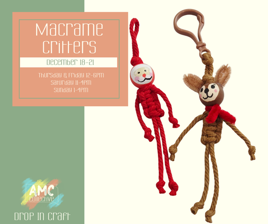 Macrame Keychains – Drop-In Craft