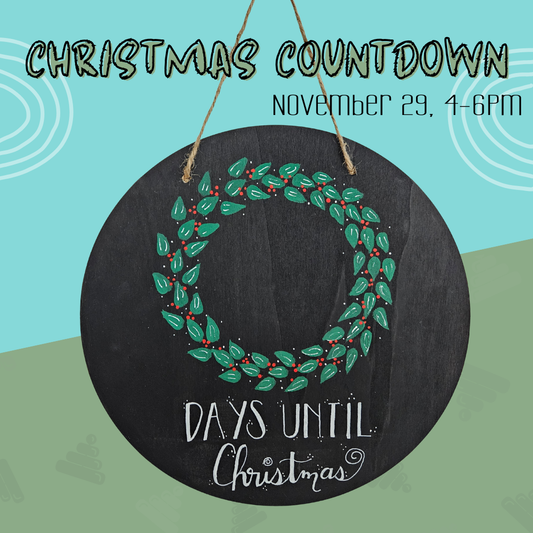 Christmas Countdown Sign Class