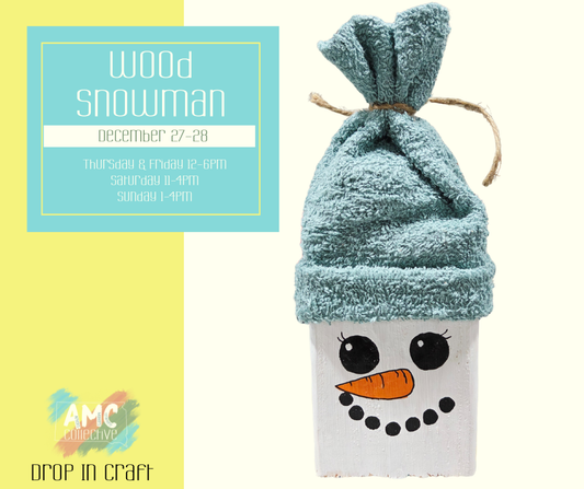 Snowman Blocks – Drop-In Craft