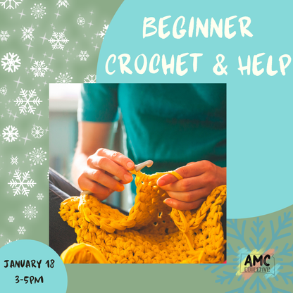 Beginner Crochet with Anna (Knotty Flowers)