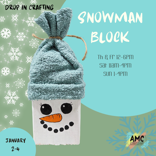 Snowman Blocks – Drop-In Craft