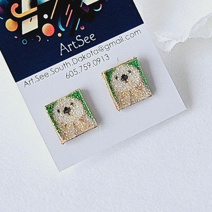 Otter Stud Earrings