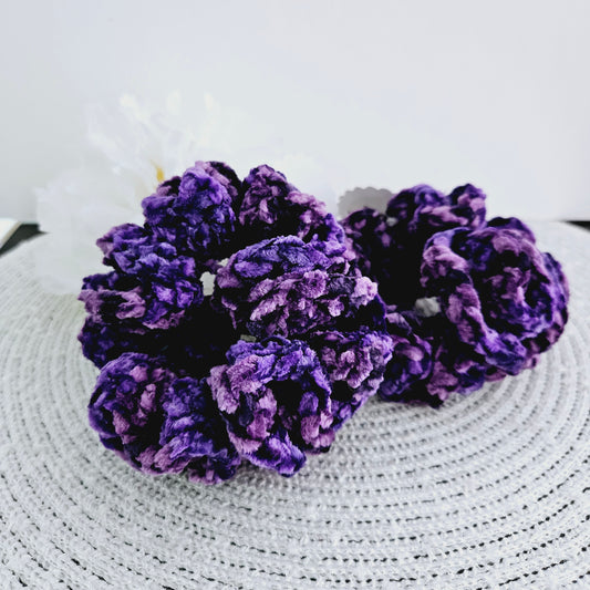 Crochet Scrunchie-Potent Purple