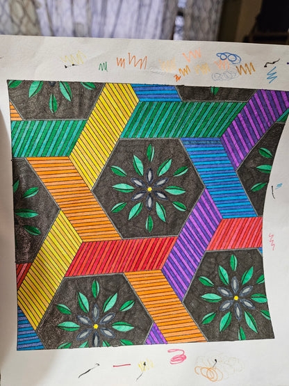 Elations - A Tessellation Coloring Book