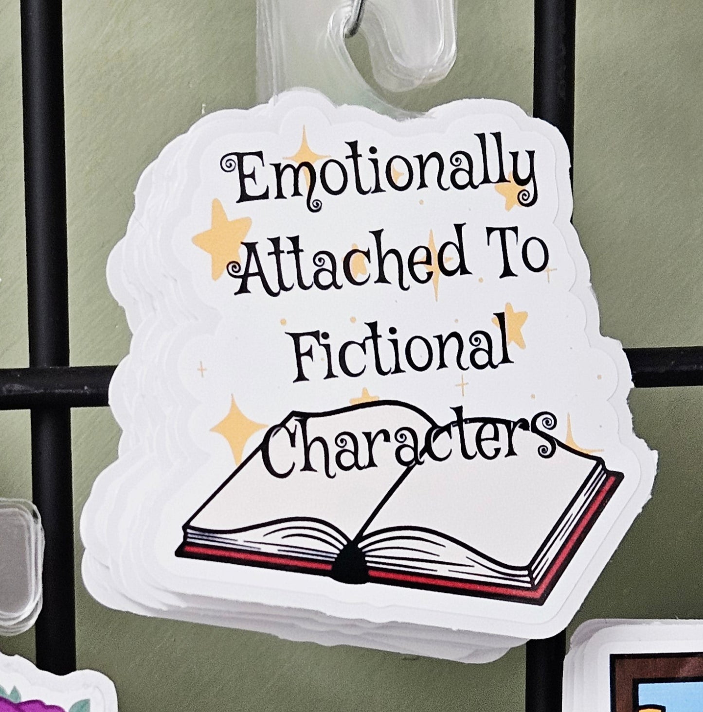 Emotionally Attached Fictional Characters Sticker
