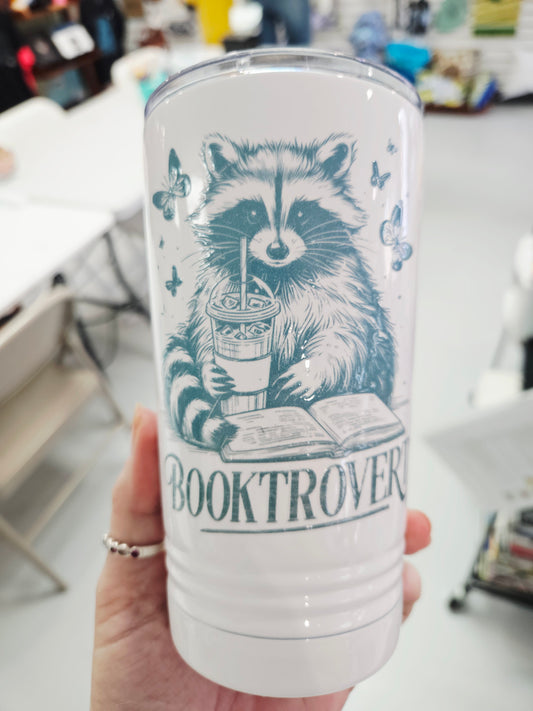 Booktrovert Raccoon Tumbler - 16oz