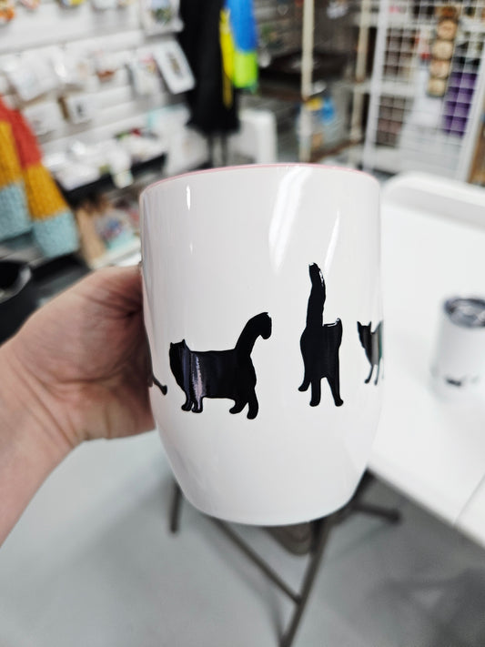 Cats Cocoa Mug with Spoon