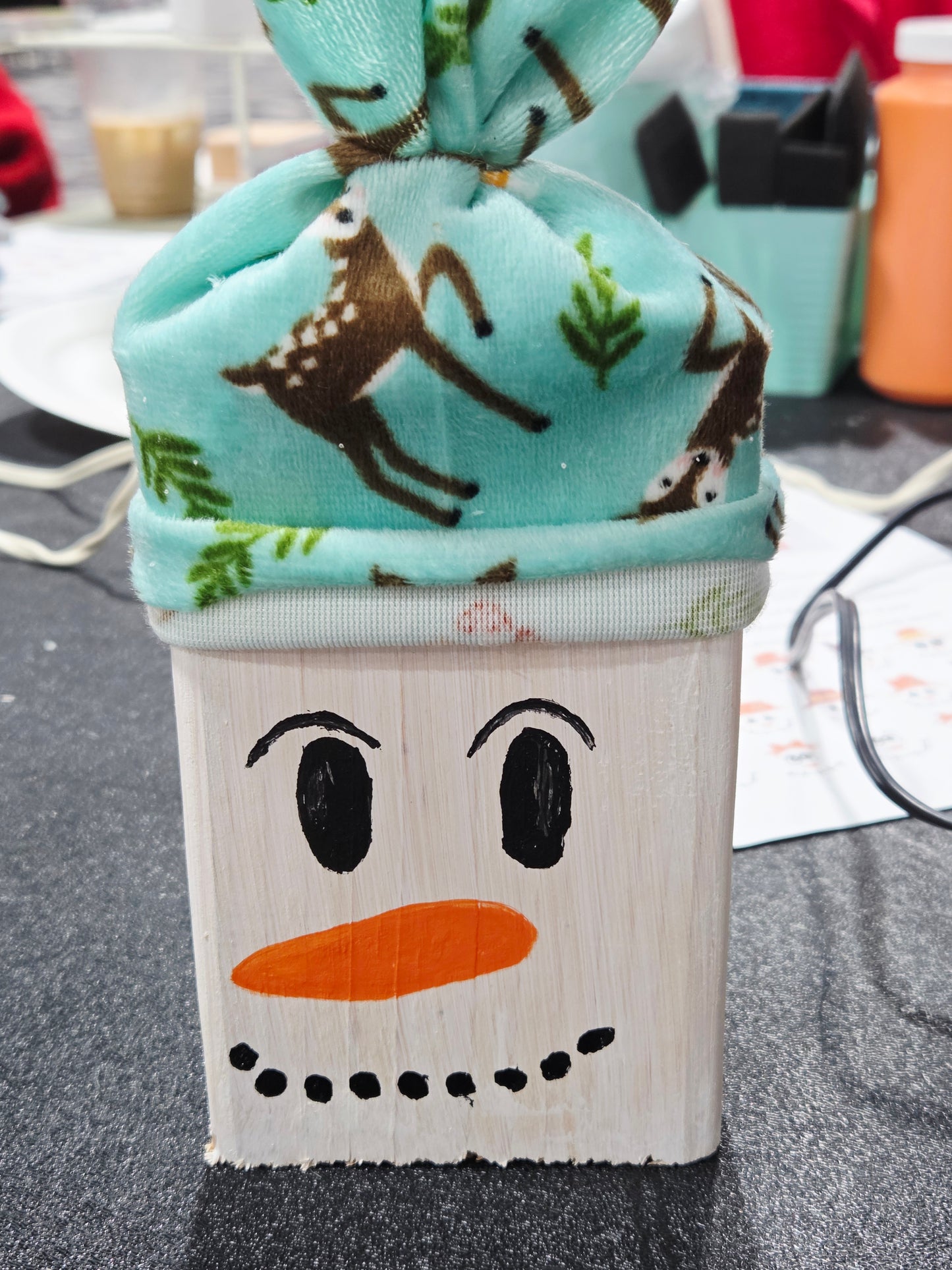 Snowman Blocks – Drop-In Craft