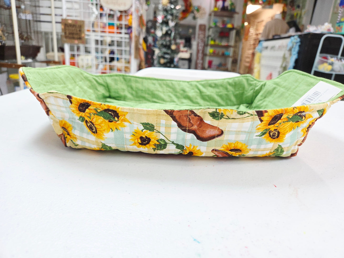 9x13 Casserole Sunflower Boots