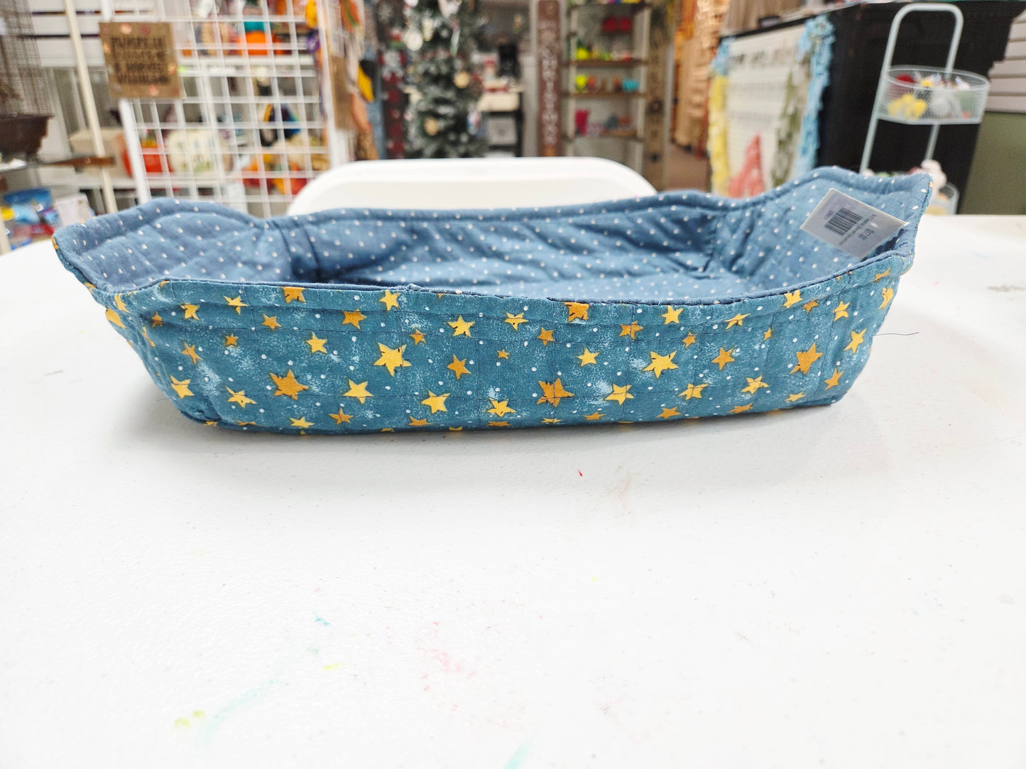 9x13 Casserole - Blue with Stars and Dots