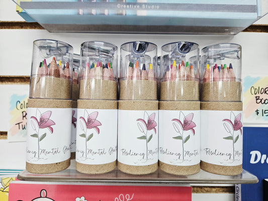 Colored Pencil Cylanders