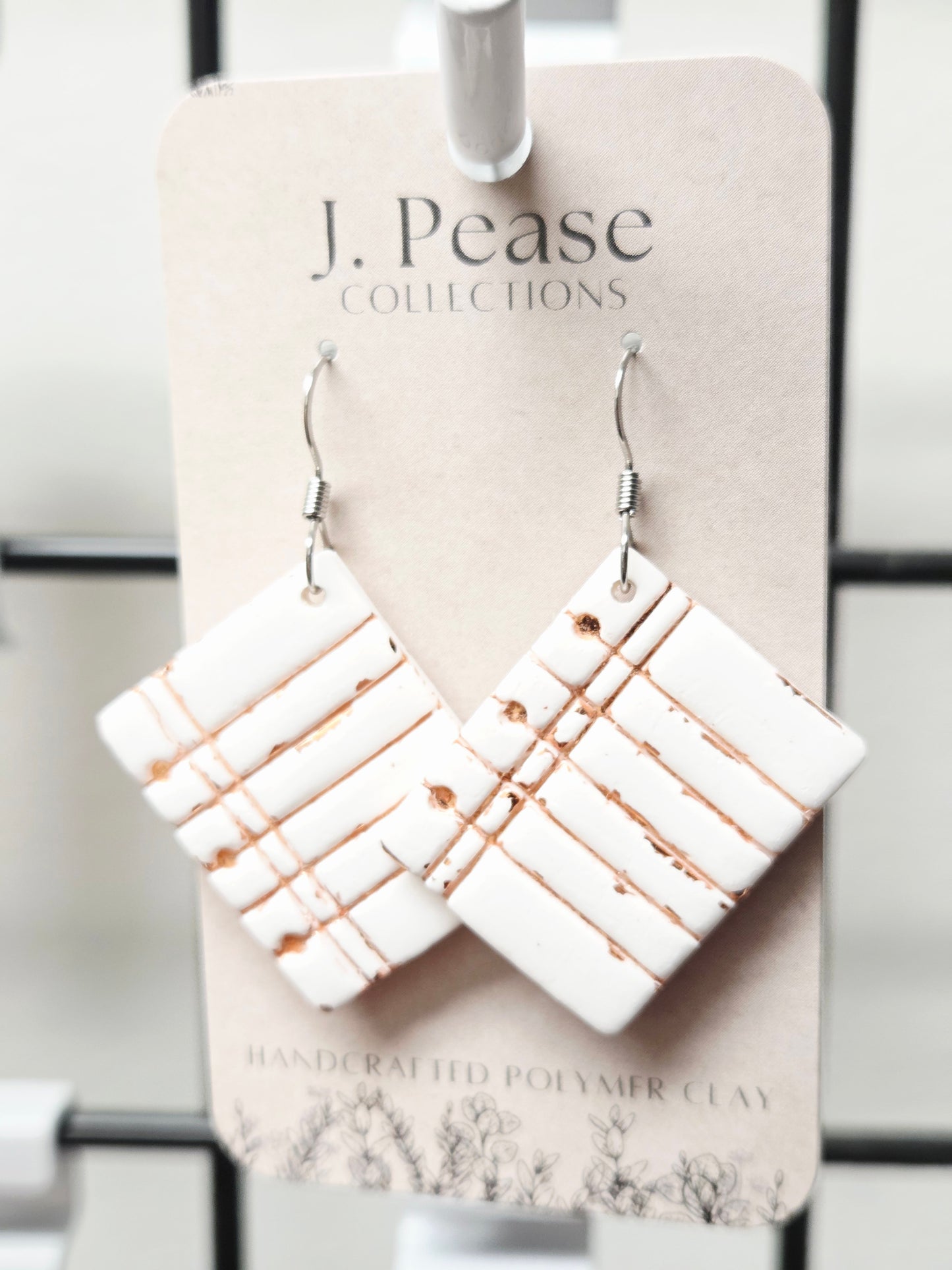 Notebook Paper Earrings
