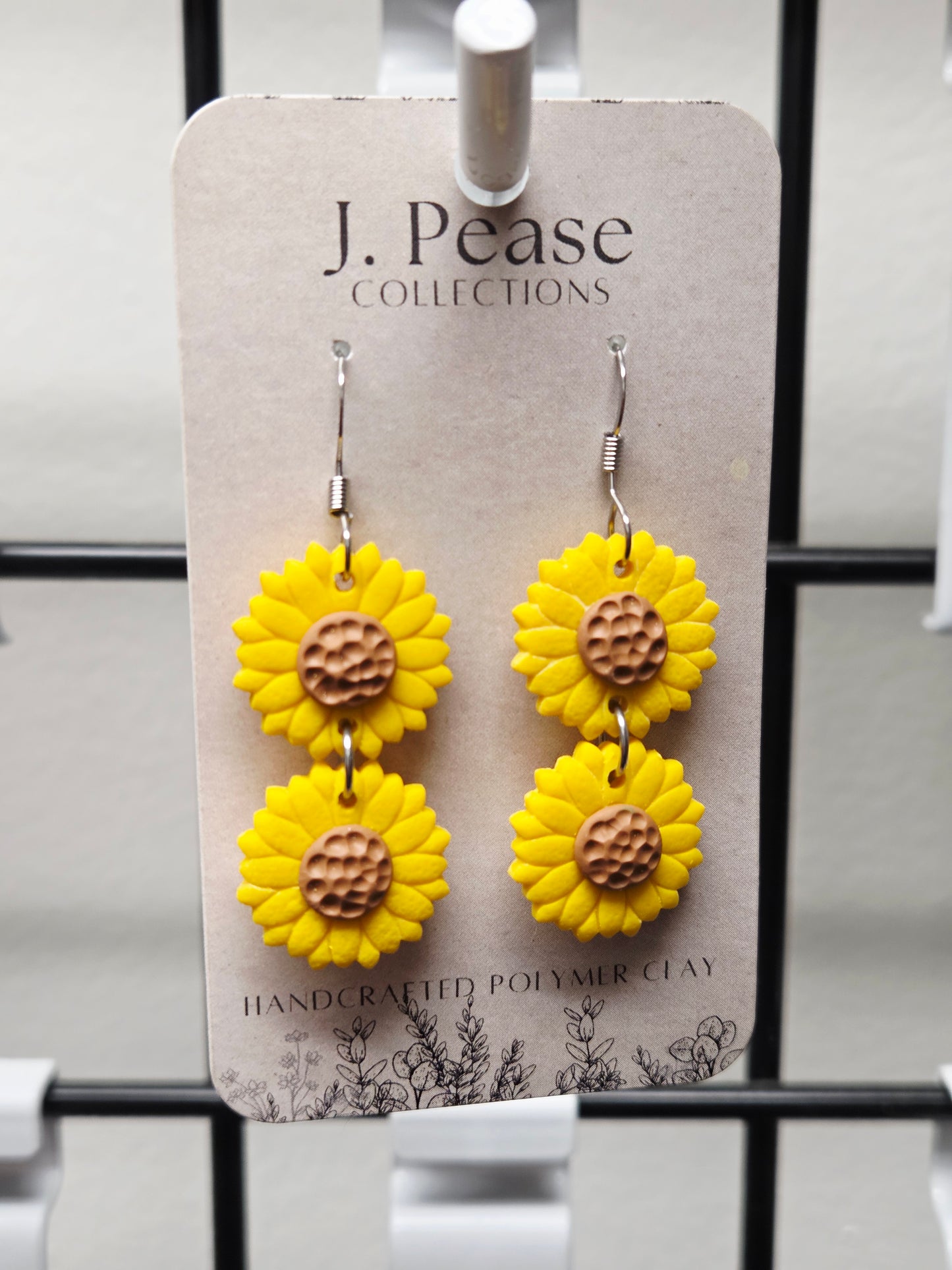 Double Sunflower Earrings