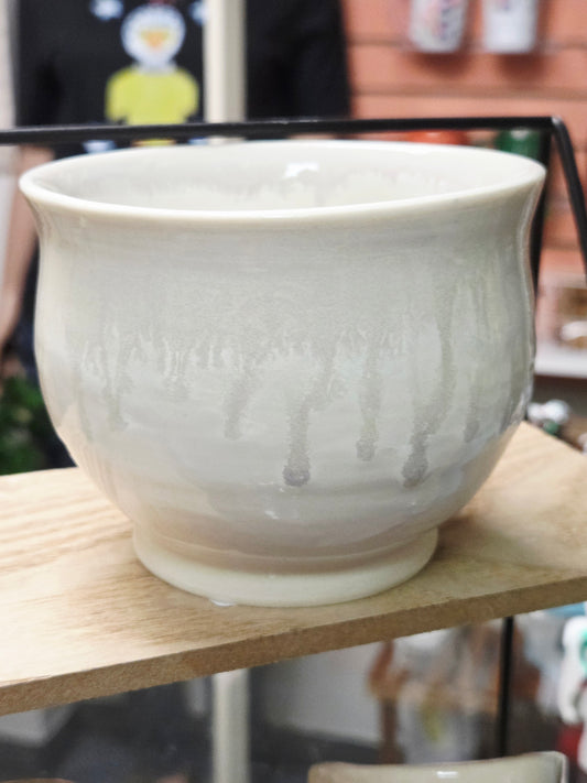 White Votive Ceramic Bowl