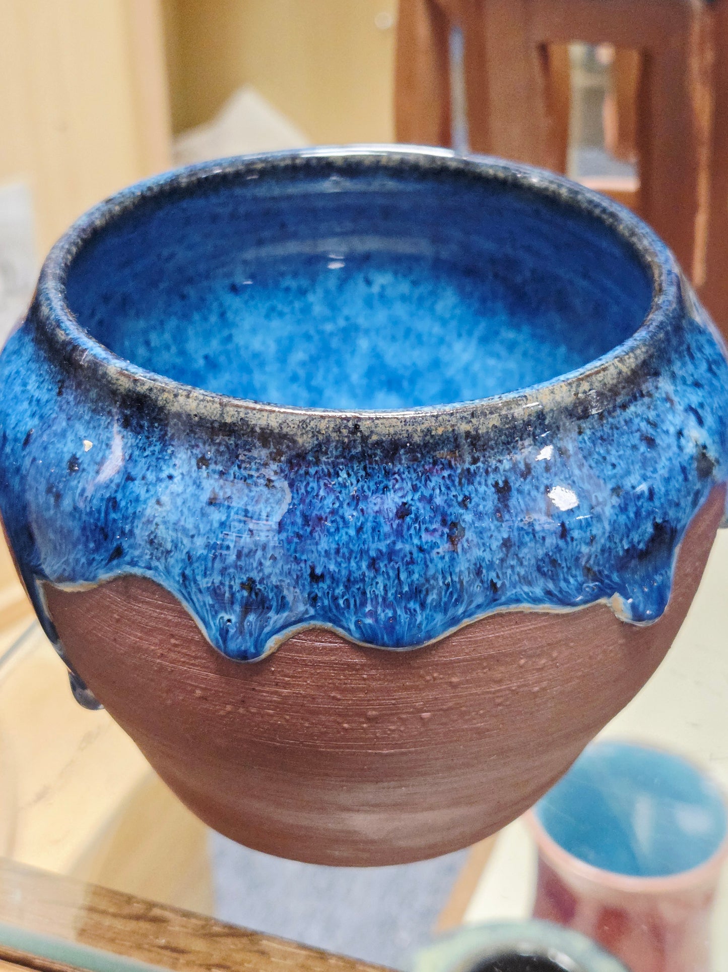 Blue Earth Drip Pot