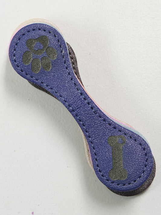 Magnetic Bookmark - Navy Dog Bone/Paw