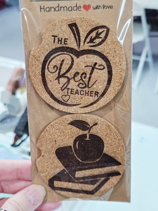 Car Coasters Best Teacher