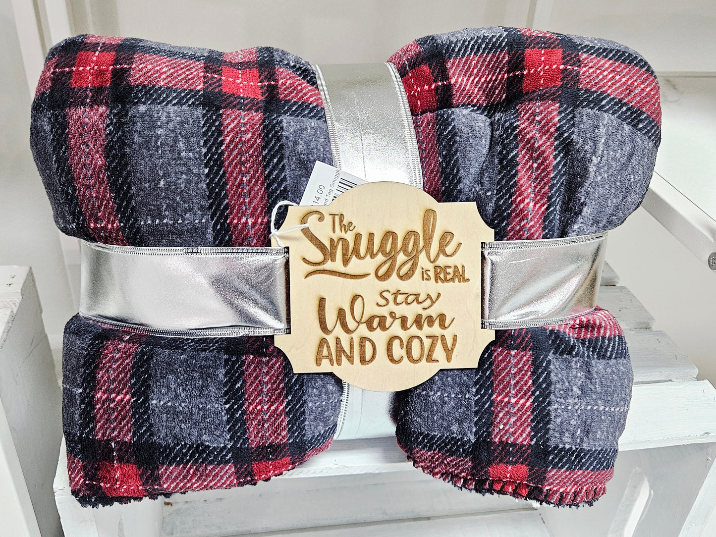 Blanket w/Engraved Tag Snuggle Real