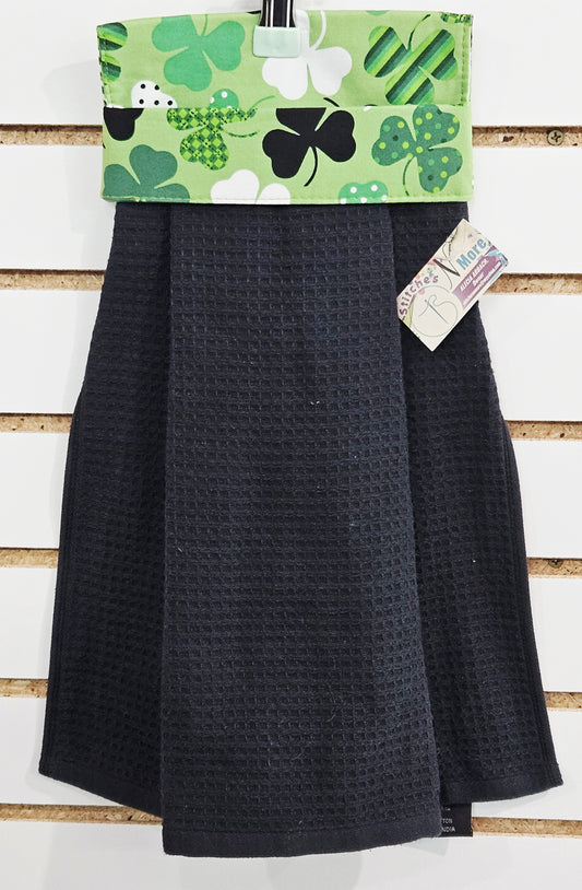 Green & Black St Patricks Day Towel