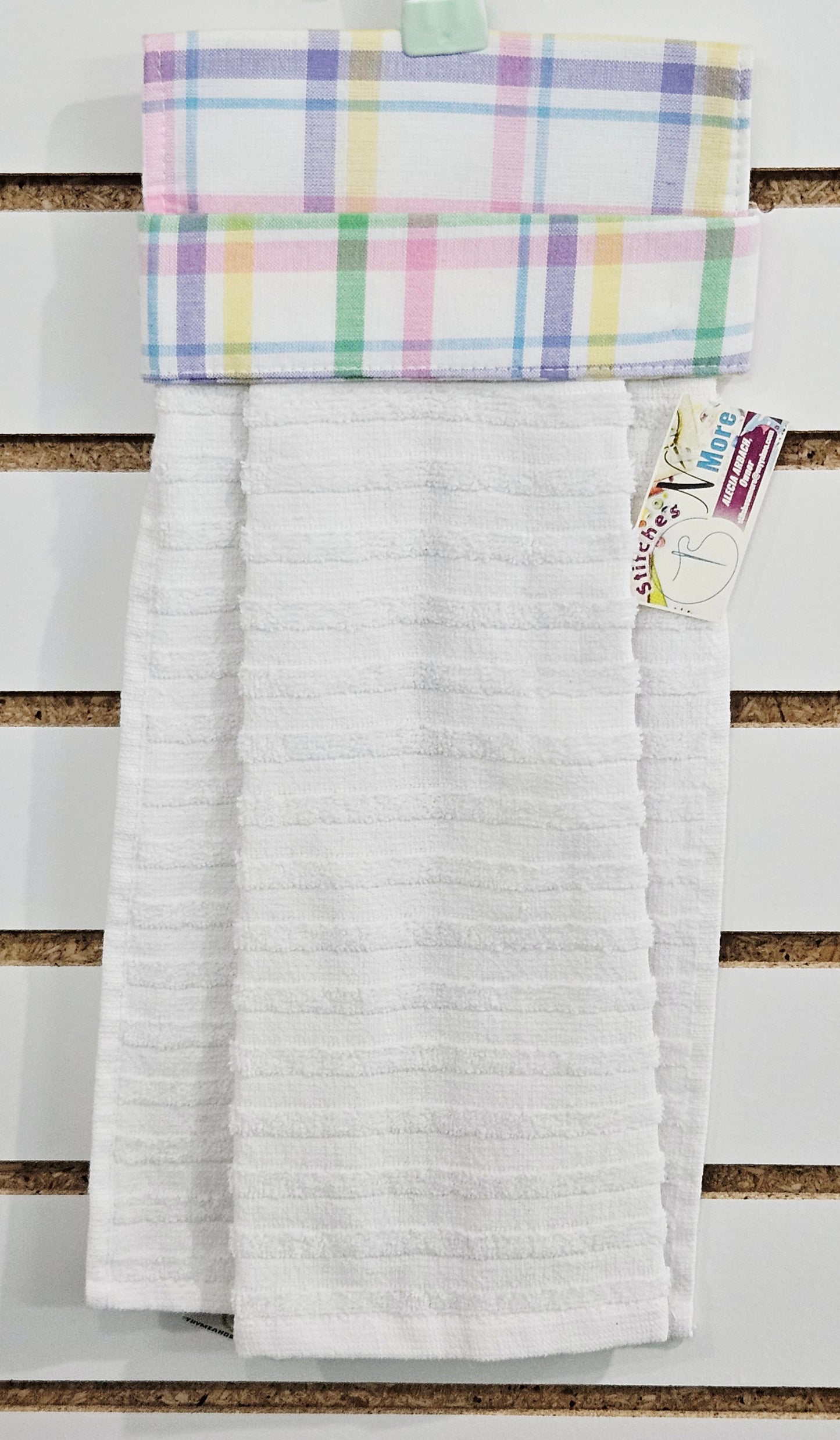 Pastel Striped Kitchen Towel