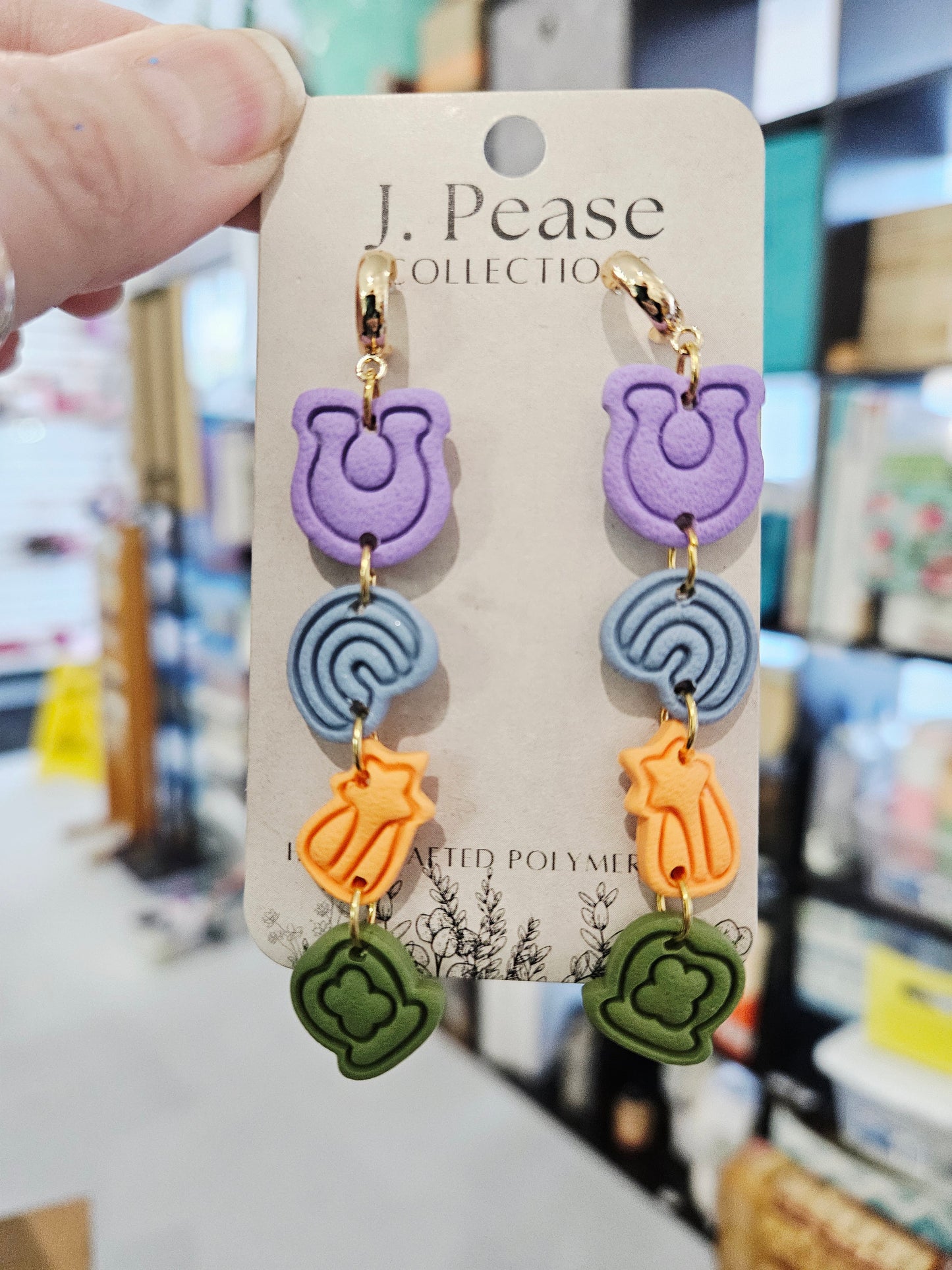 St. Patricks Day Dangle Earrings