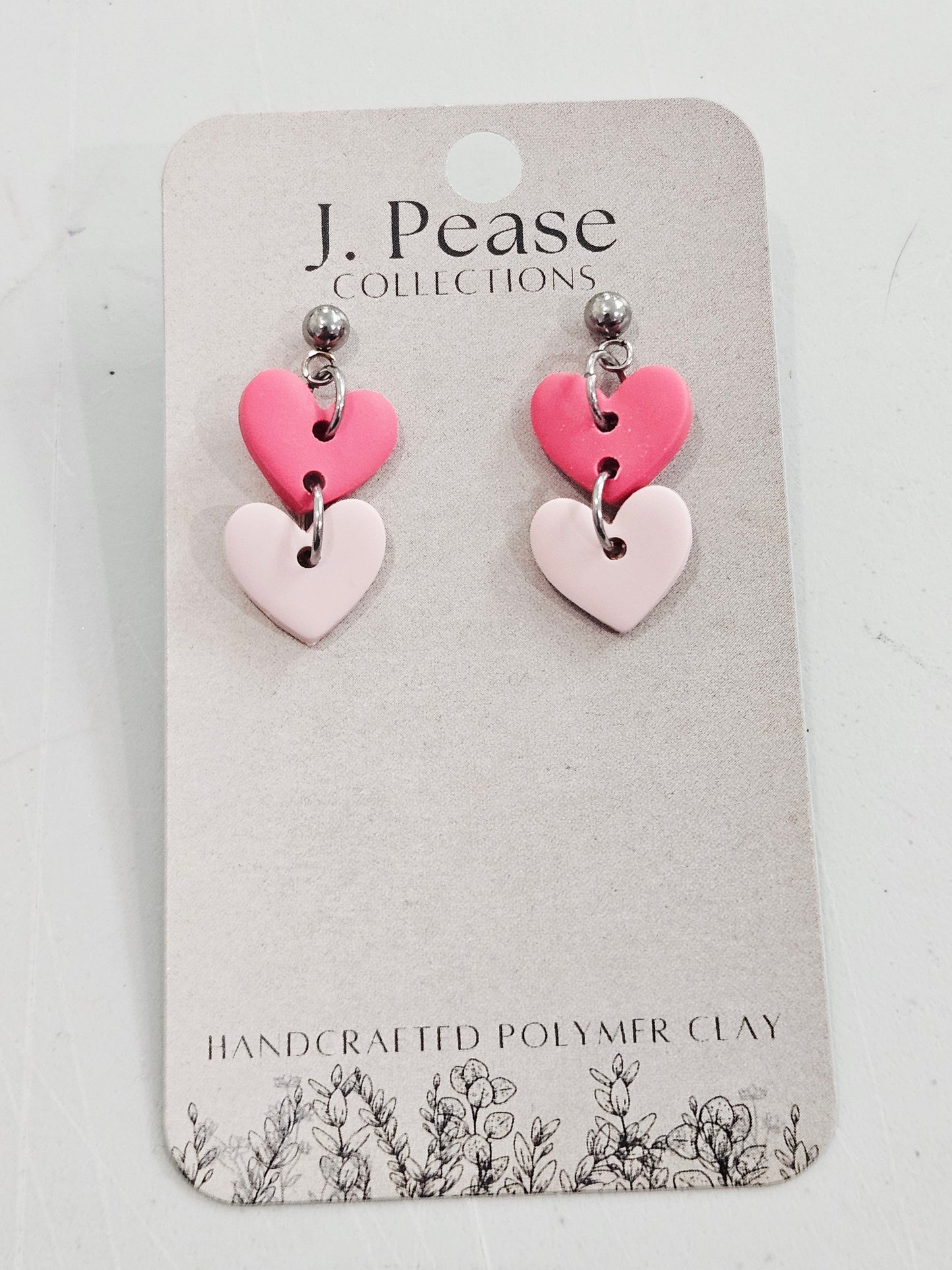 Heart Dangle Earrings