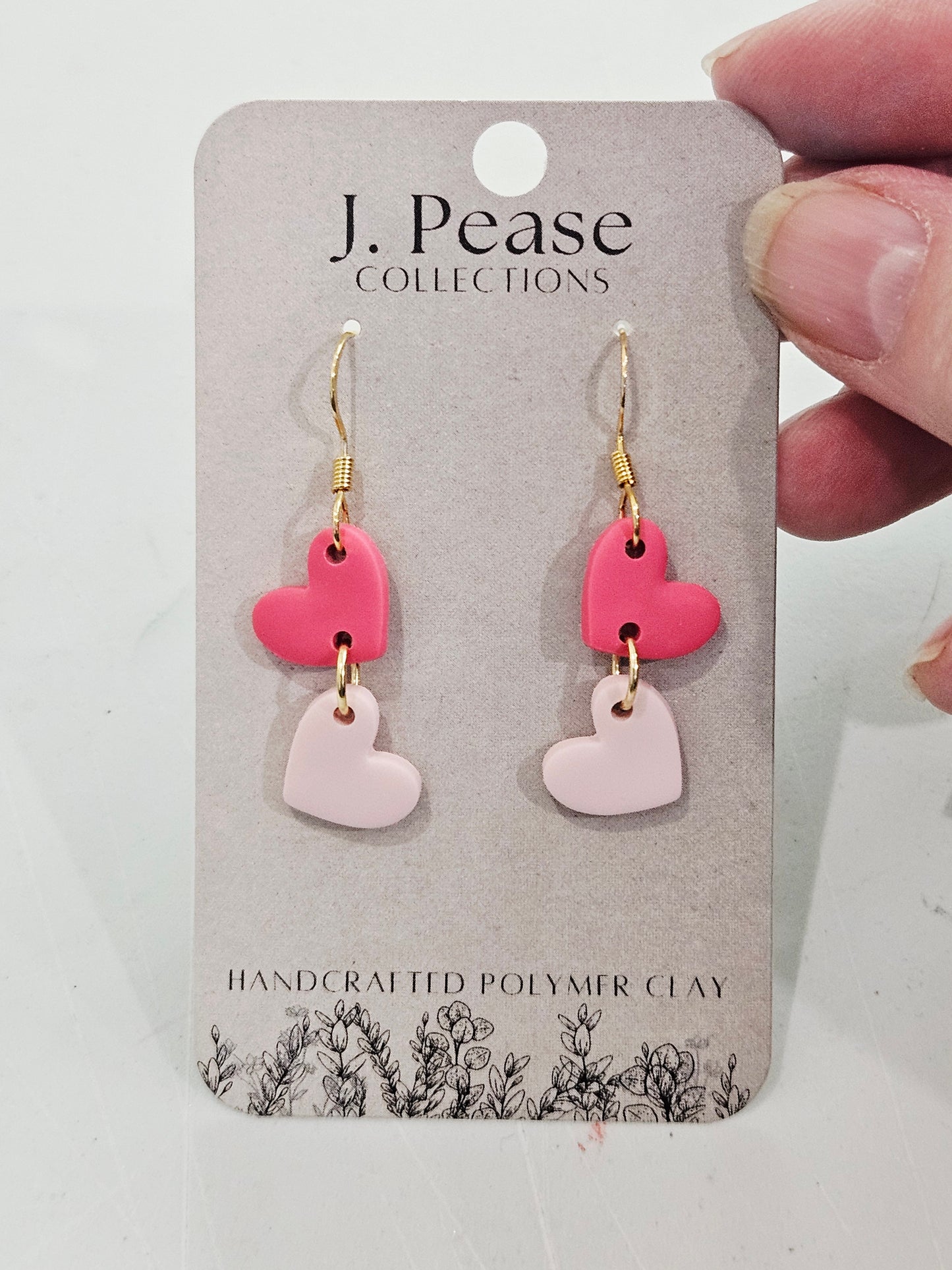 Heart Dangle Earrings