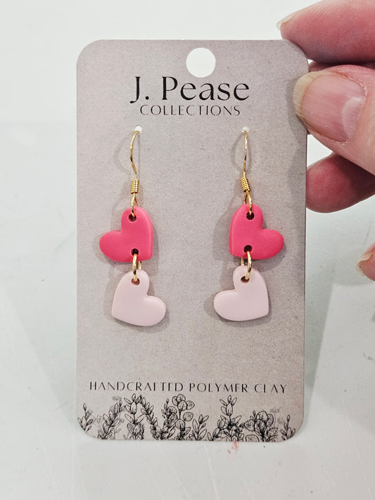 Heart Dangle Earrings