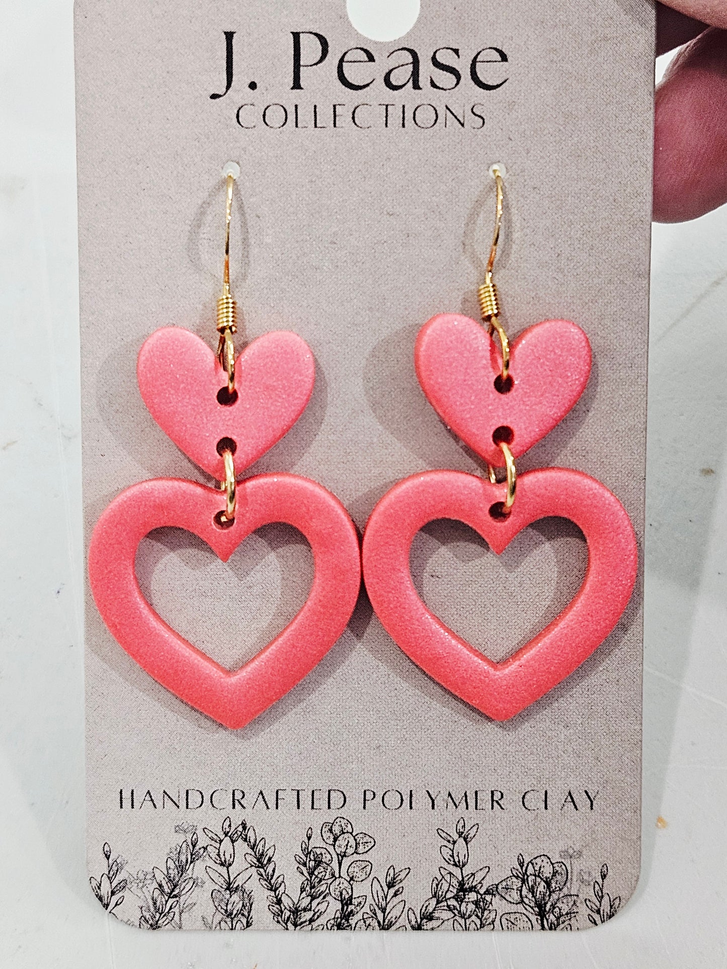 Heart Cut Out Dangle Earrings