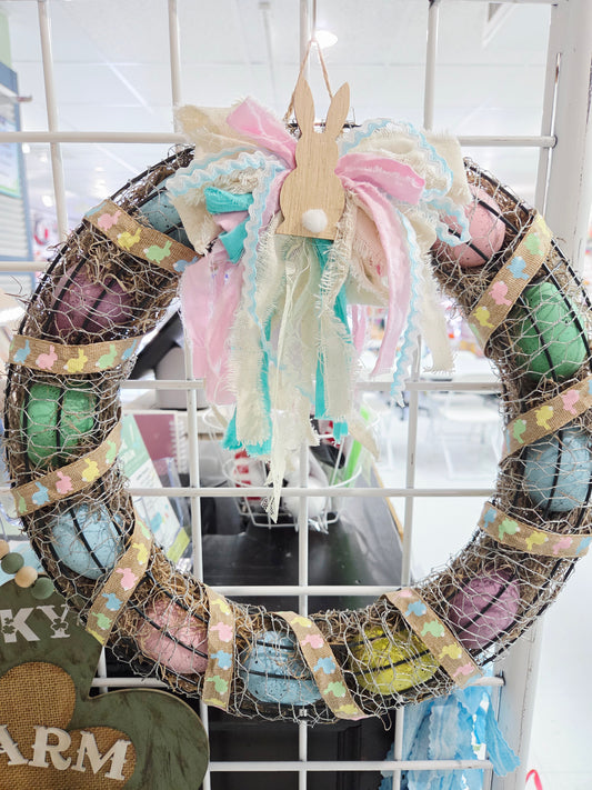 Easter Egg Wreath