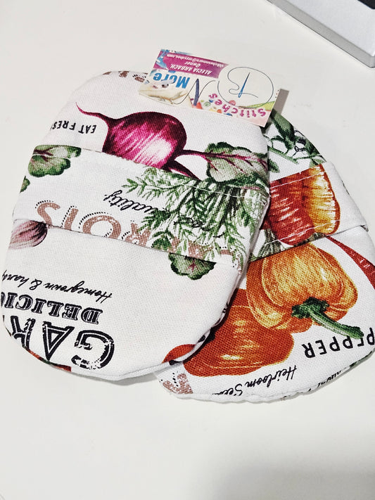 Microwave Hot Pad - Veggie 2 Pack
