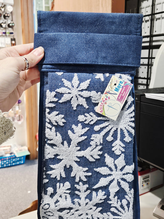 Blue Snowflake Kitchen Towel