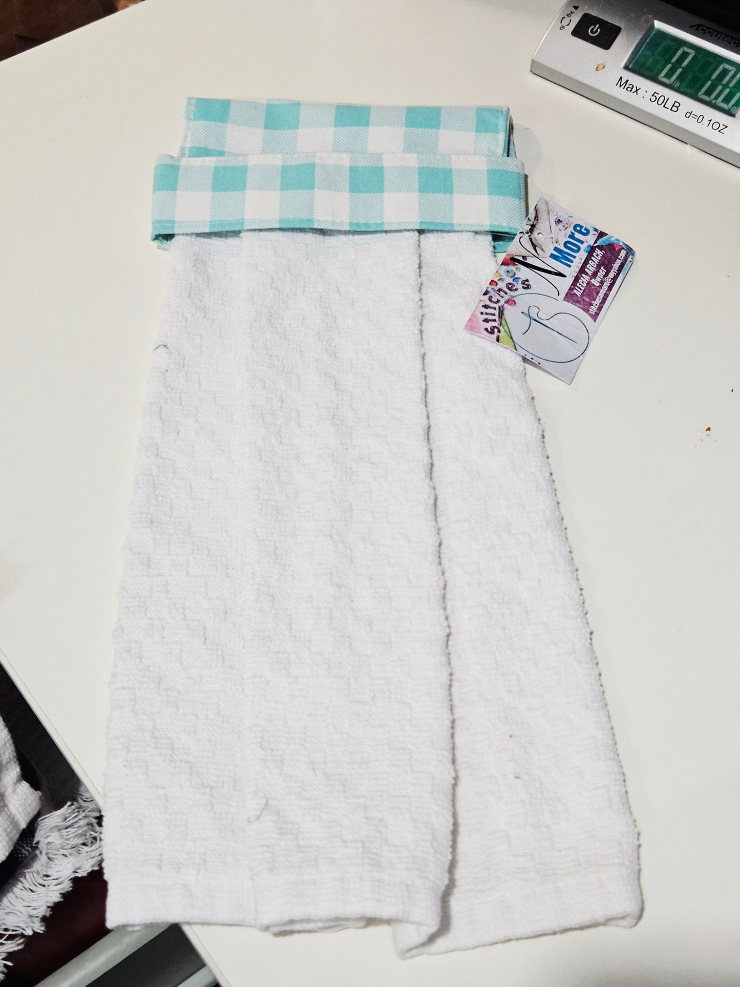Blue Plaid Kitchen Towel